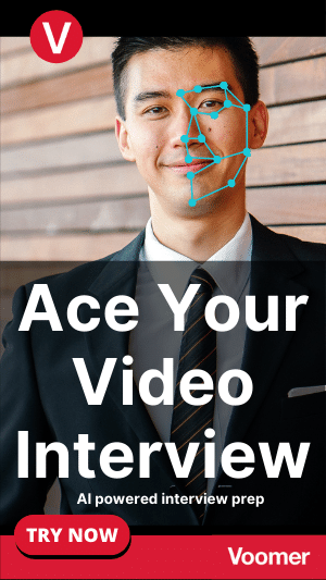 Try Voomer - Practice video interviews with AI feedback